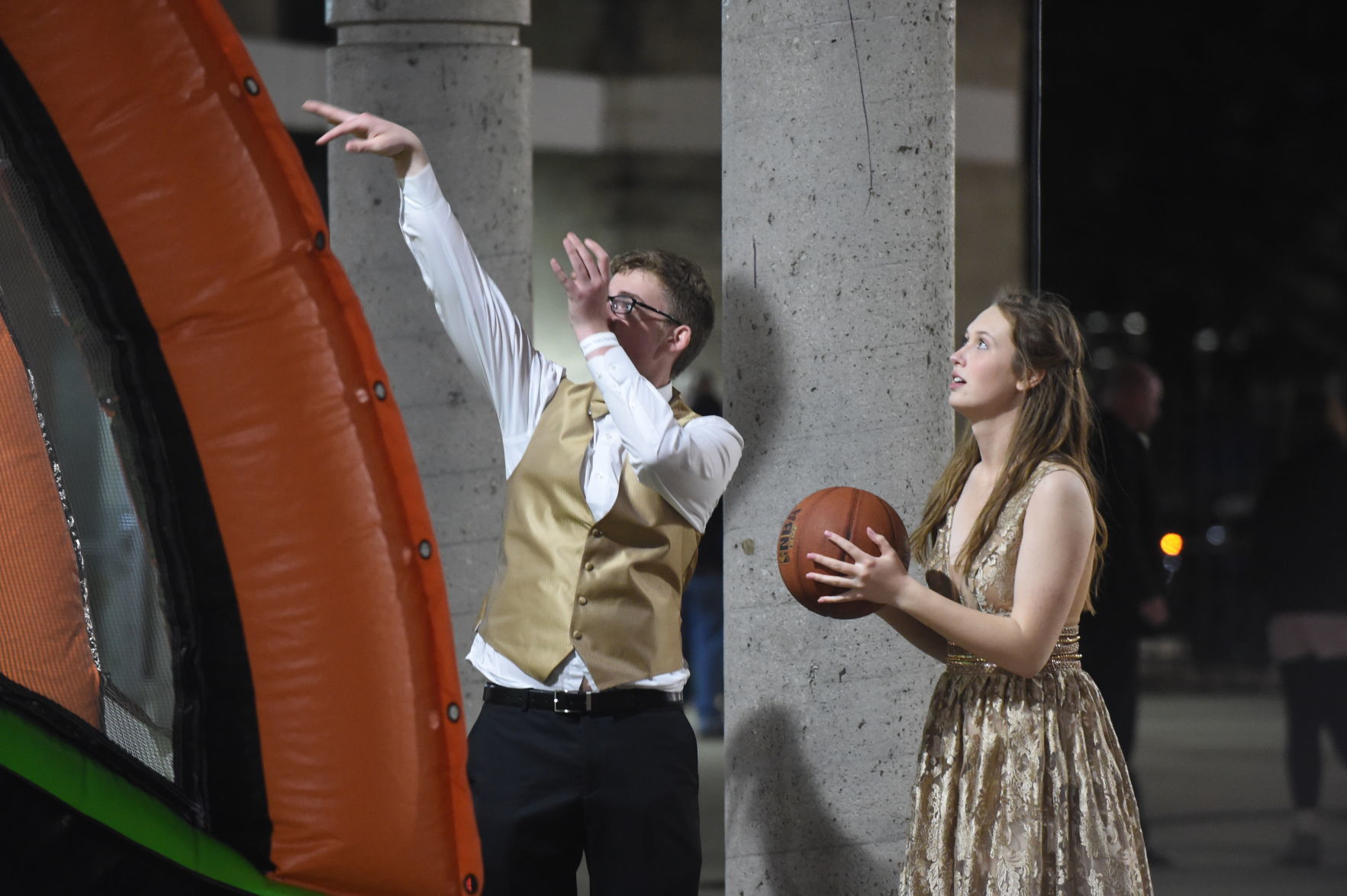 Shooting hoops